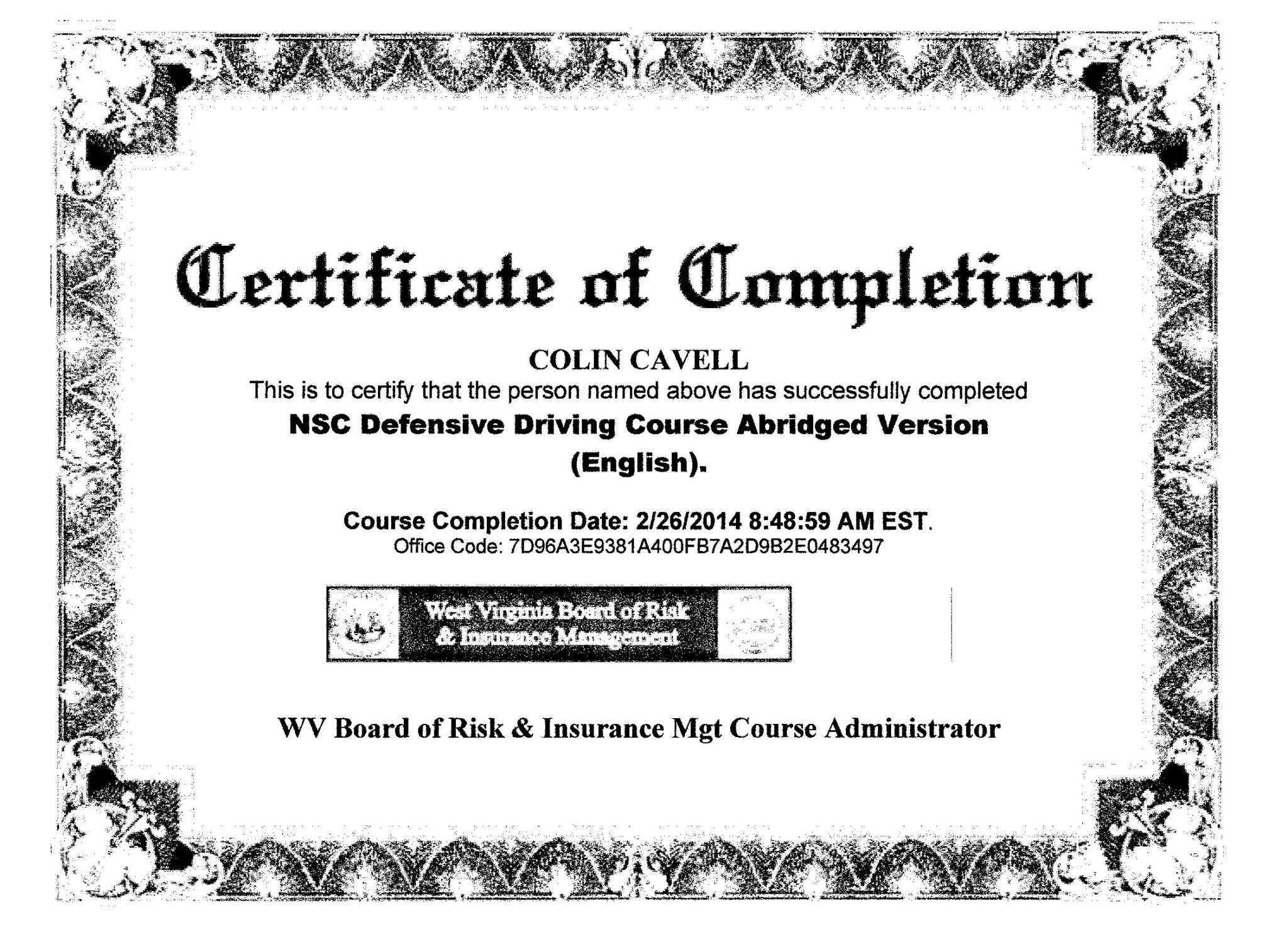 Cpc driver certificate что это