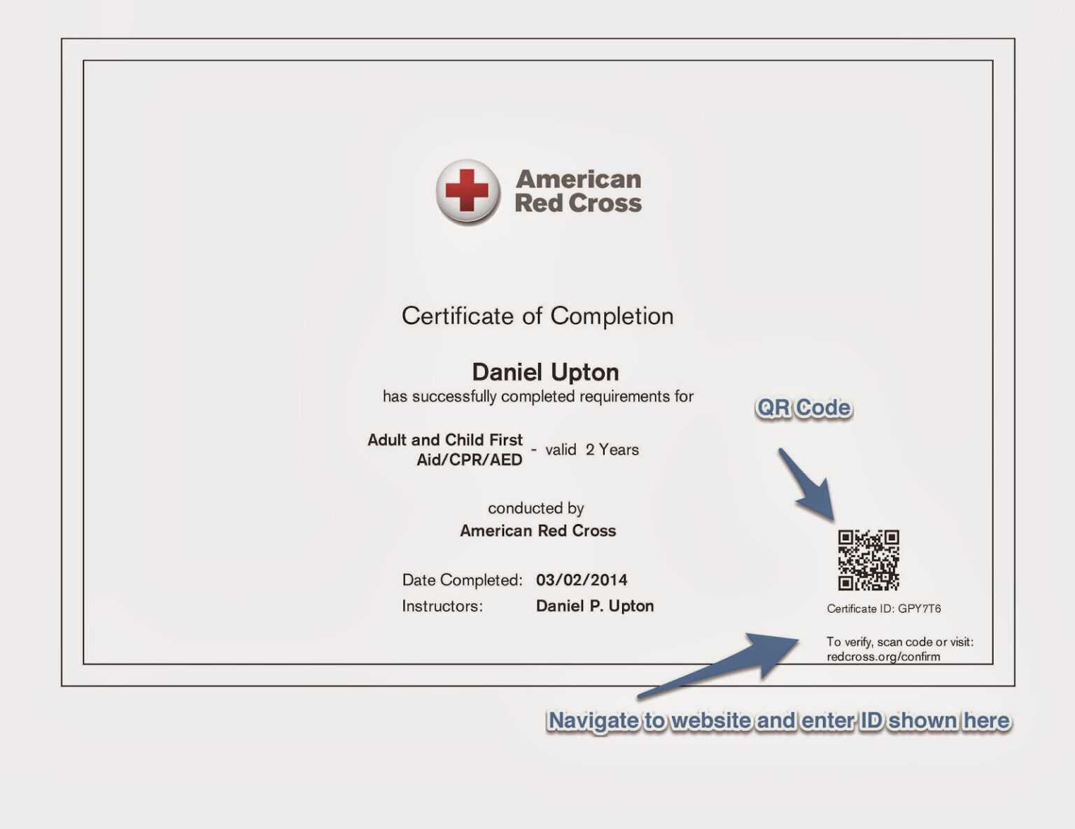 Cpr Certification Card Template