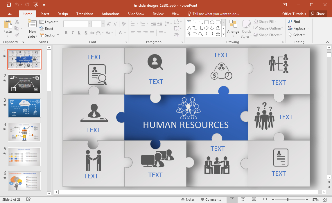 Animated Hr Powerpoint Template Pertaining To Replace Powerpoint Template