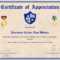Army Certificate Of Appreciation Template Pertaining To Army Certificate Of Achievement Template
