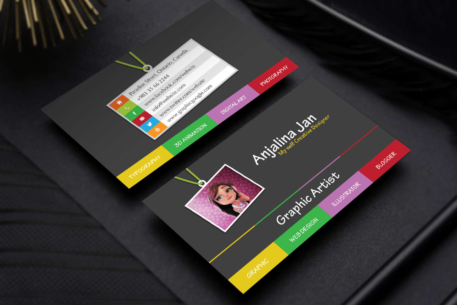 Artist Business Cards – Business Card Tips pertaining to Web Design