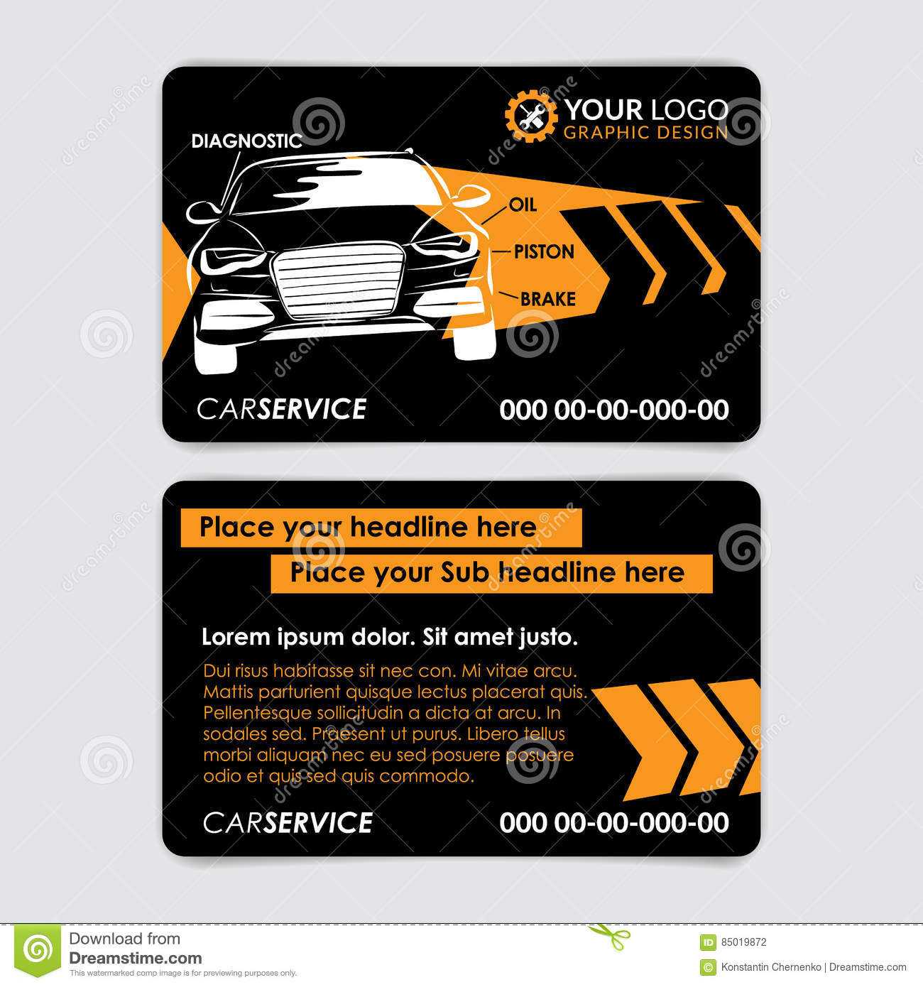 Auto Repair Business Card Template. Create Your Own Business Pertaining To Automotive Business Card Templates