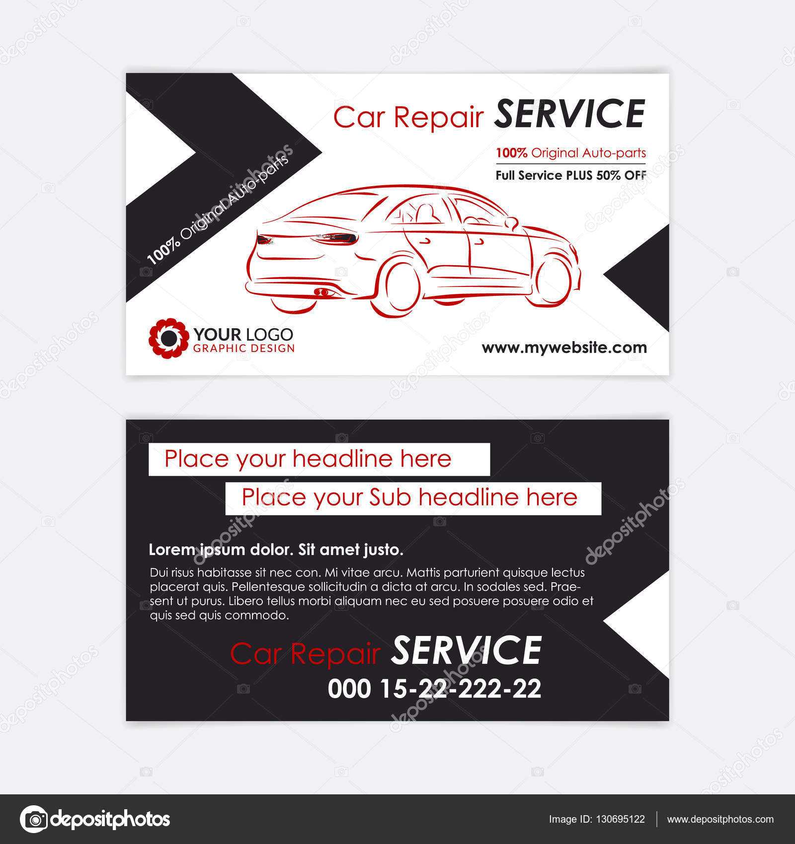 Automotive Business Card Templates | Auto Repair Business Inside Automotive Business Card Templates