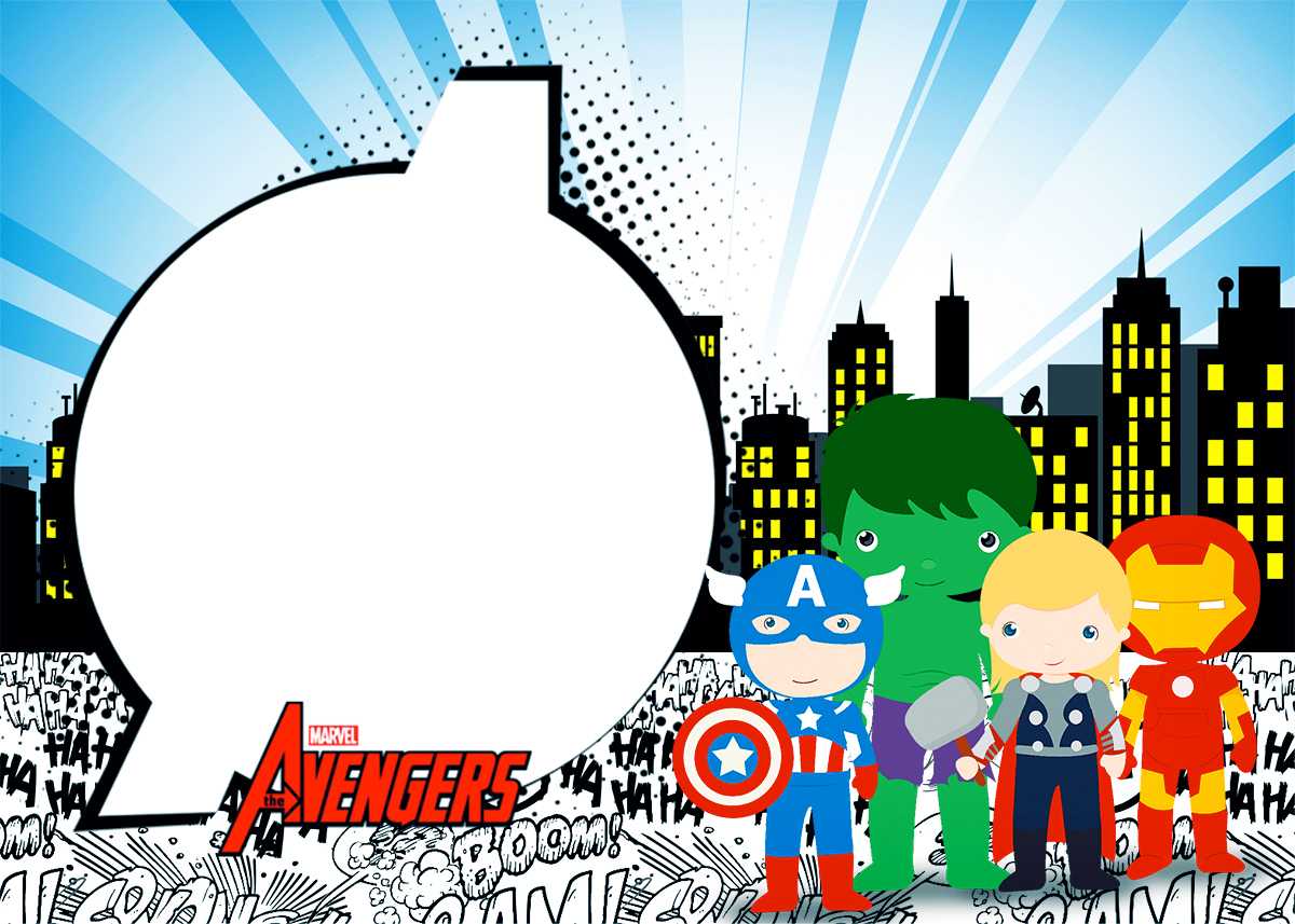 Avengers Chibi Style: Free Printable Invitations. – Oh My Pertaining To Avengers Birthday Card Template