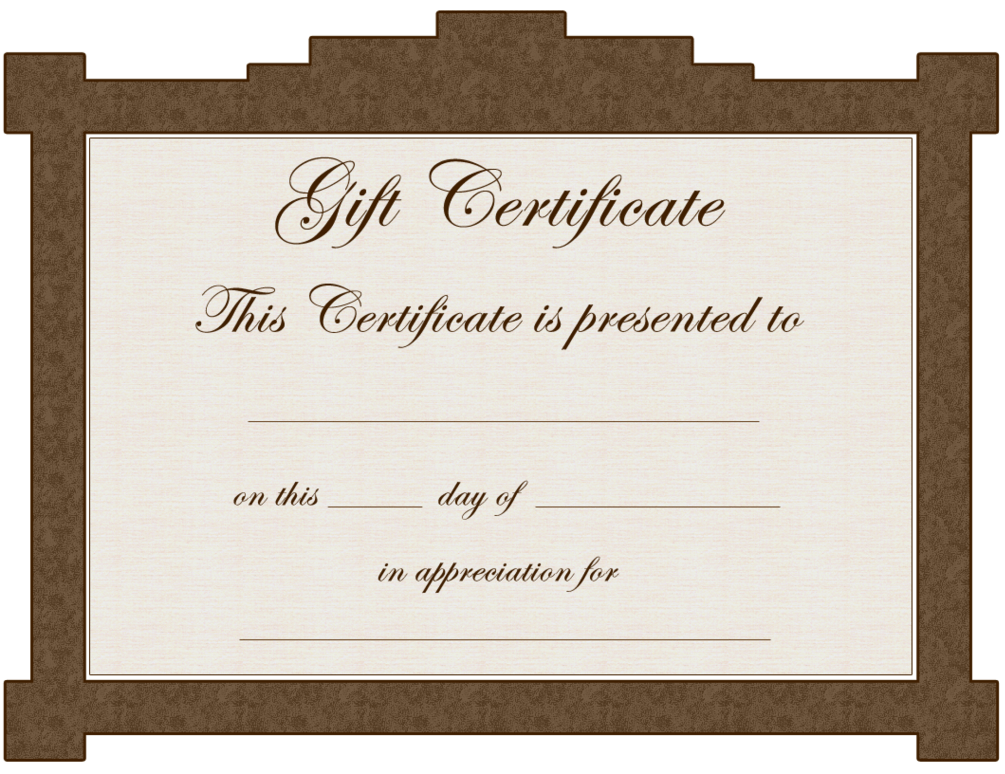 Avon Gift Certificate Template – Clip Art Library regarding Tattoo Gift ...