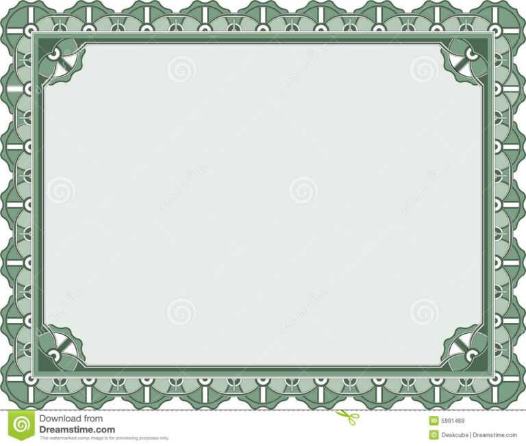 Award Certificate Template Stock Vector Illustration Of inside Award