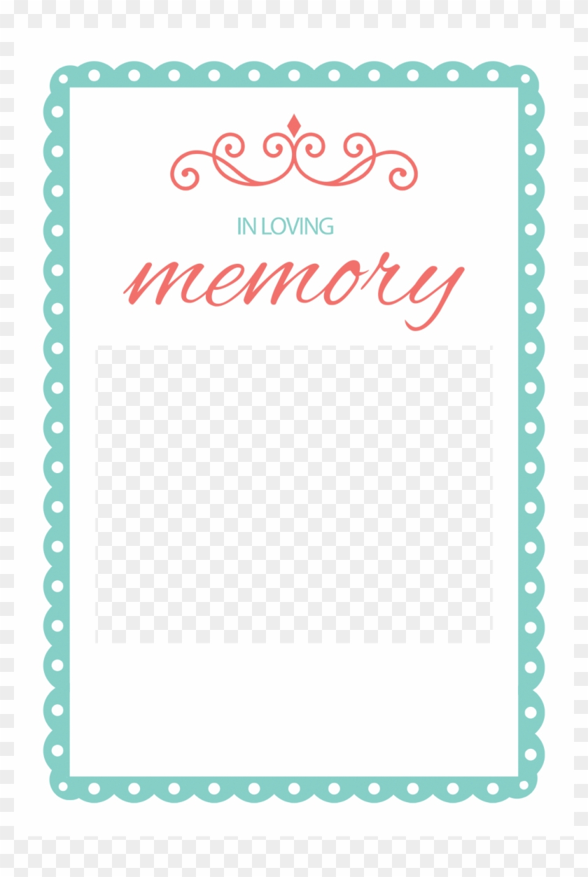 Awful In Loving Memory Templates Template Ideas Word Picture For In Memory Cards Templates