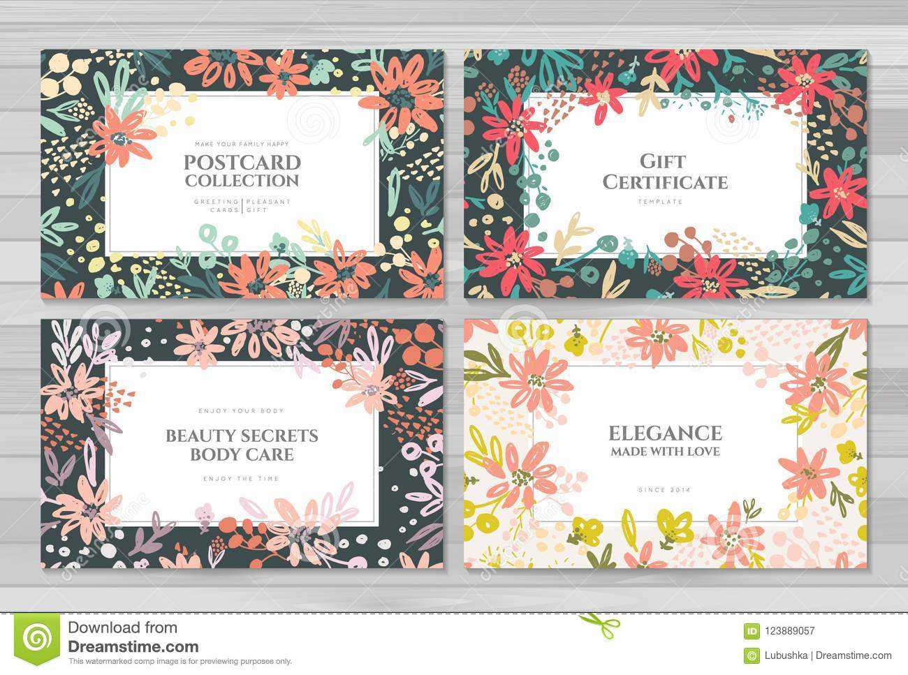 Background Cards Templates Stock Vector. Illustration Of Within Advertising Cards Templates