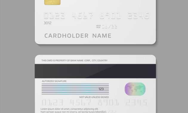 Bank Credit Card Template pertaining to Credit Card Templates For Sale