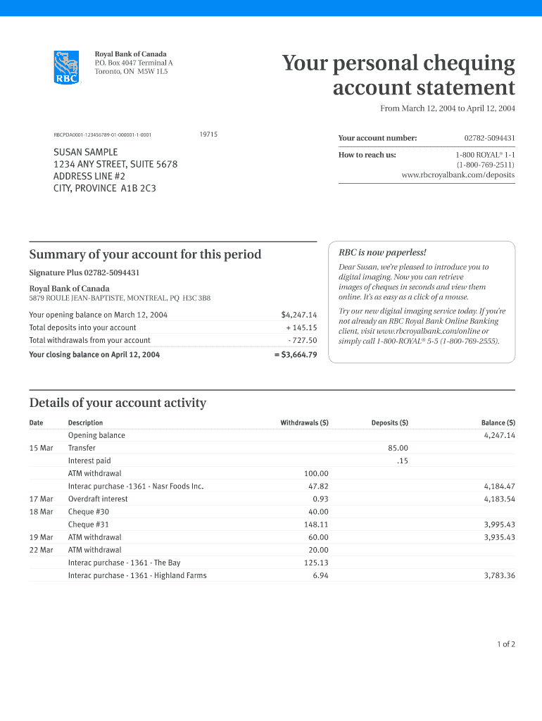 Bank Statement Generator – Fill Online, Printable, Fillable For Credit Card Statement Template