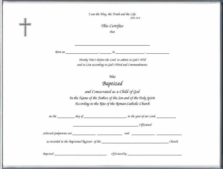 Baptism Certificate Template Pdf – Carlynstudio regarding Baptism ...