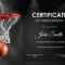 Basketball Participation Certificate Template Inside Basketball Certificate Template