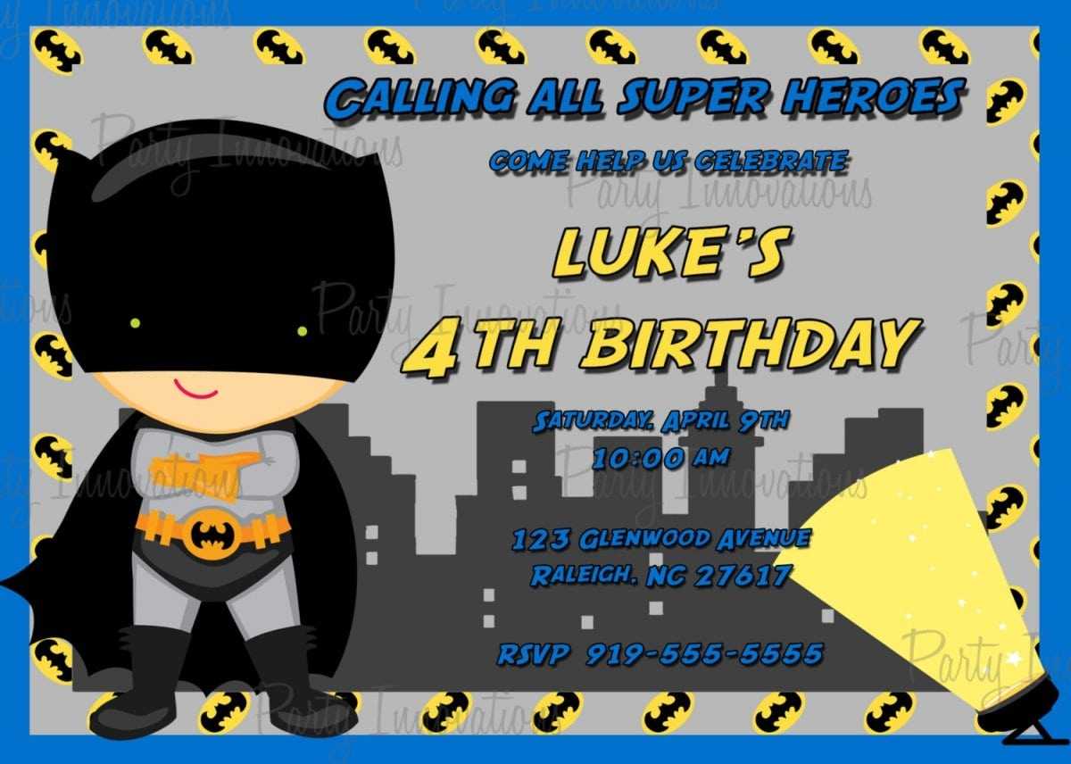 Batman Birthday Card Template ] – Batman Birthday Card Intended For Batman Birthday Card Template