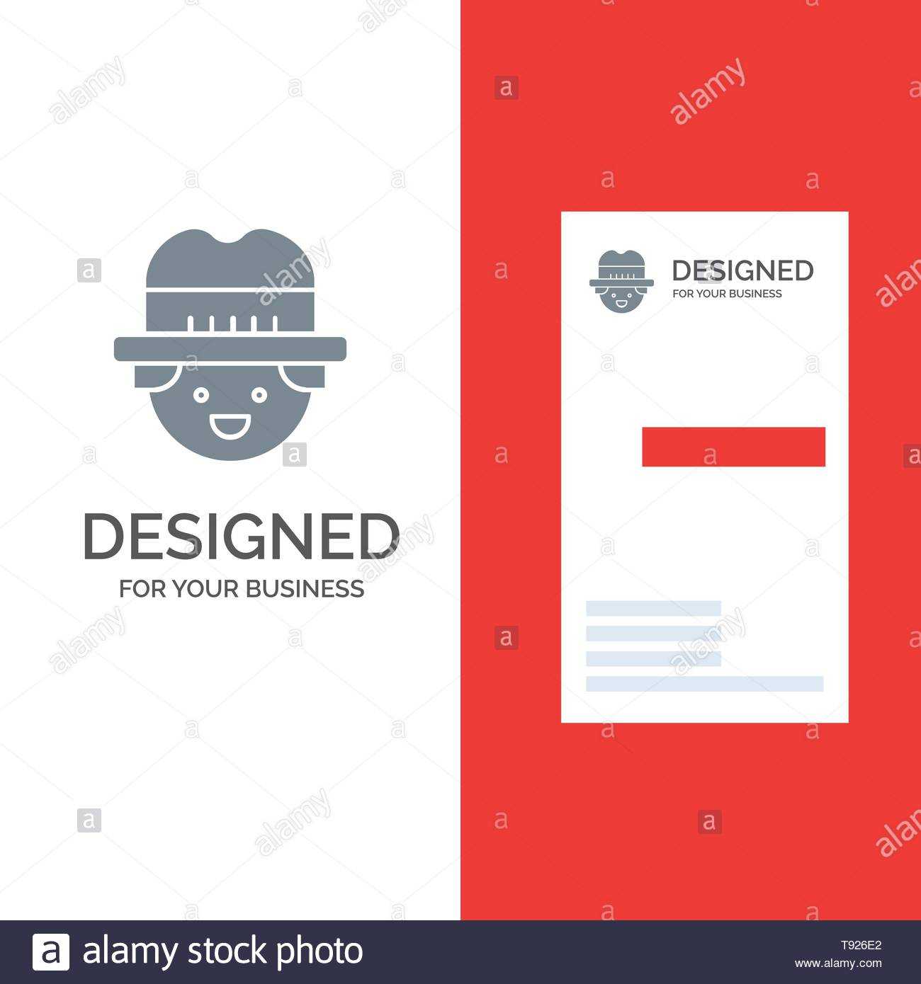 Bauern, Gärtner, Mann Grau Logo Design Und Business Card Regarding Gartner Business Cards Template