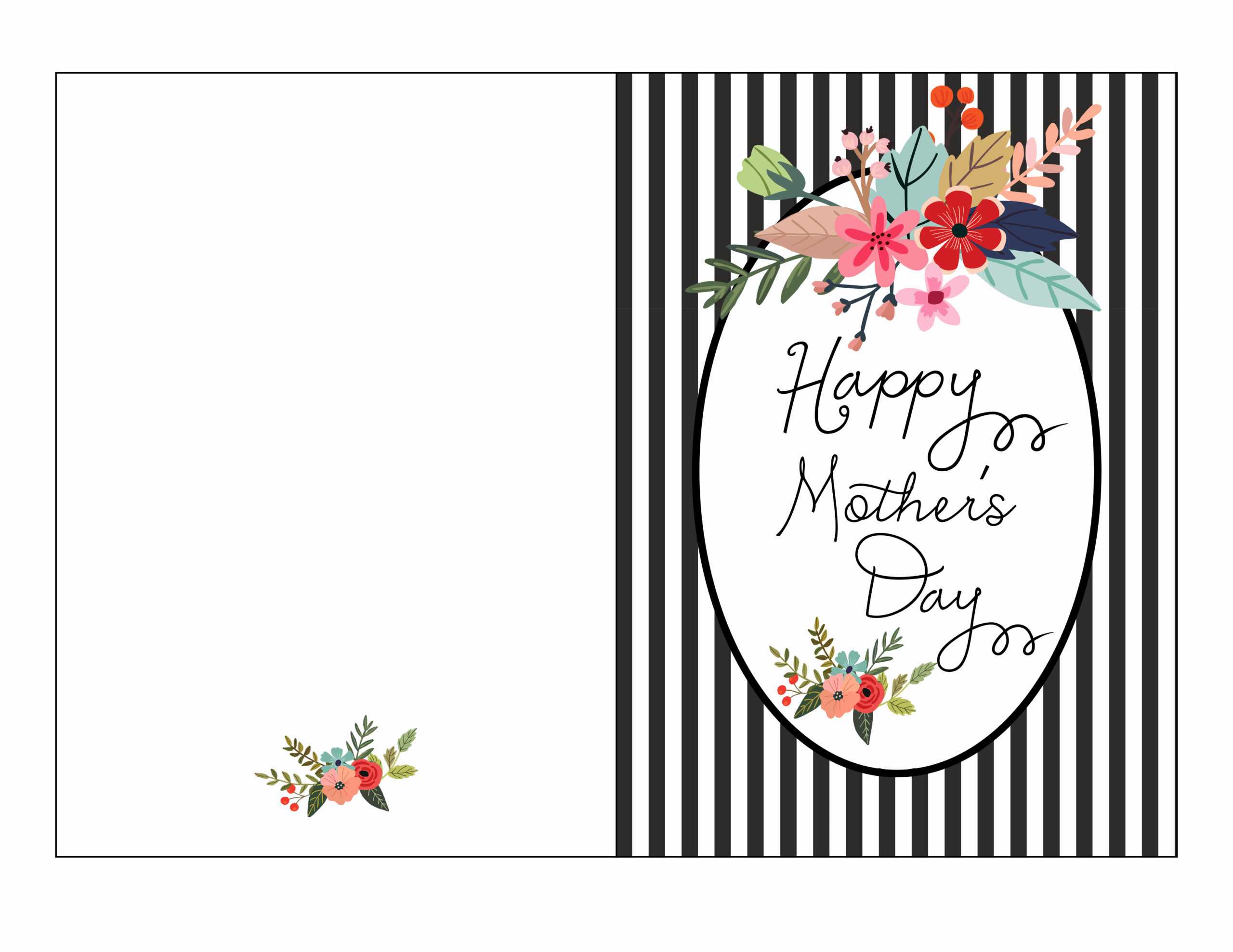 Best Coloring : Free Printable Mothers Day Cards Of Mother S For Mothers Day Card Templates