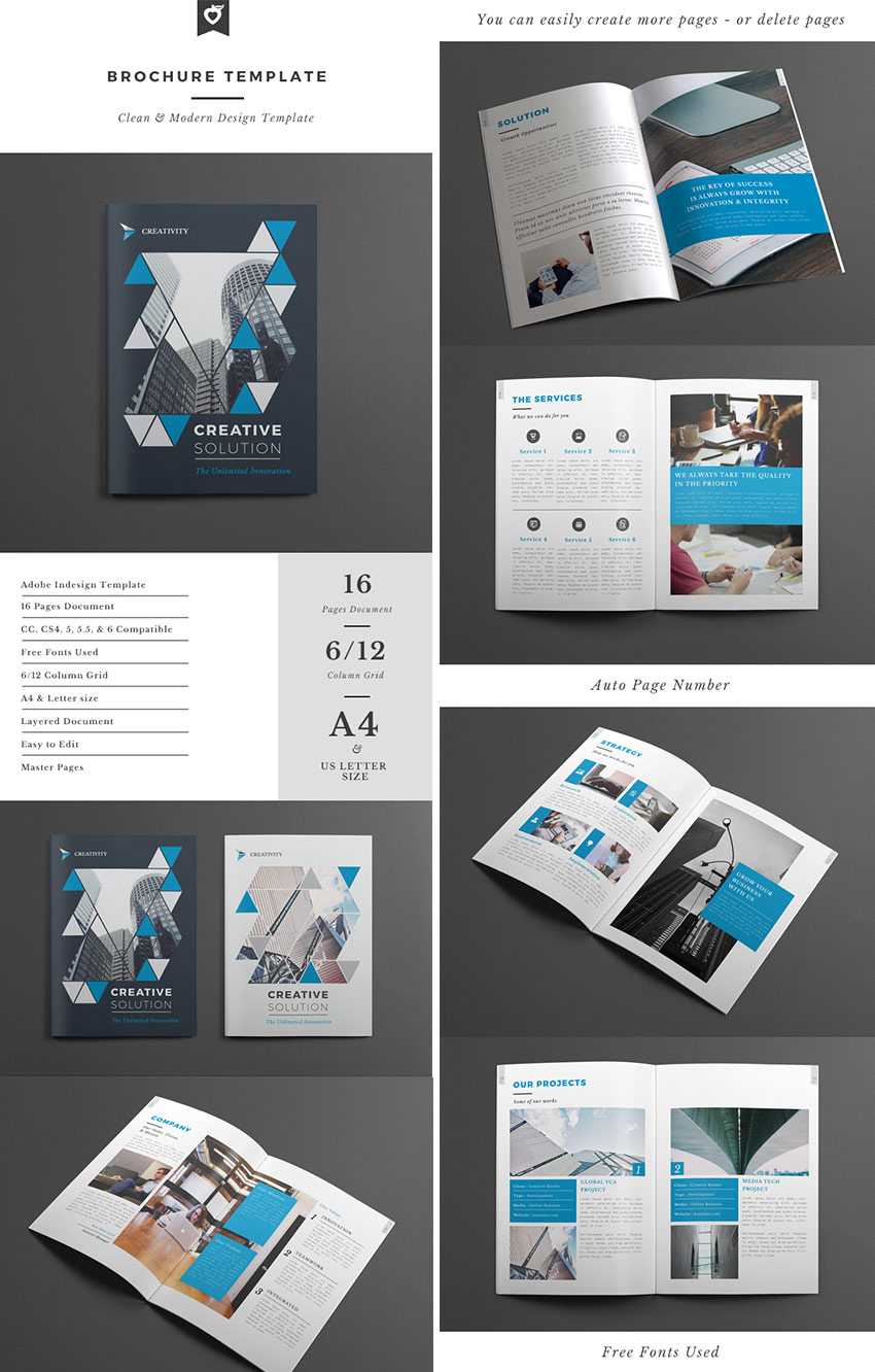 Best Design Brochure Templates For Creative Business Plan Within Adobe Indesign Brochure Templates