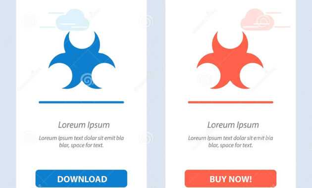 Bio, Hazard, Sign, Science Blue And Red Download And Buy Now inside Bio Card Template