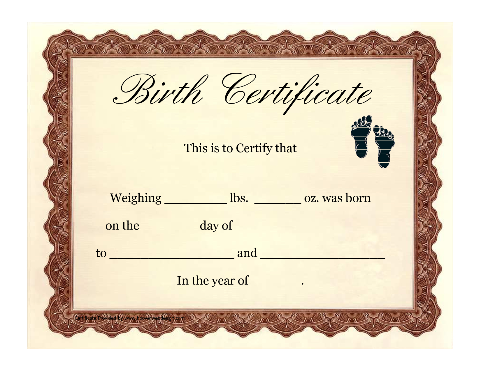 Birth Certificate Template For Microsoft Word Example Intended For Fake Birth Certificate Template