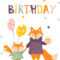 Birthday Card Design Cute Fox Mom Stock Vector (Royalty Free Inside Mom Birthday Card Template