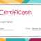 Birthday Gift Certificate Template Free – Colona.rsd7 In Present Certificate Templates