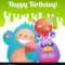Birthday Monsters Card Within Monster High Birthday Card Template