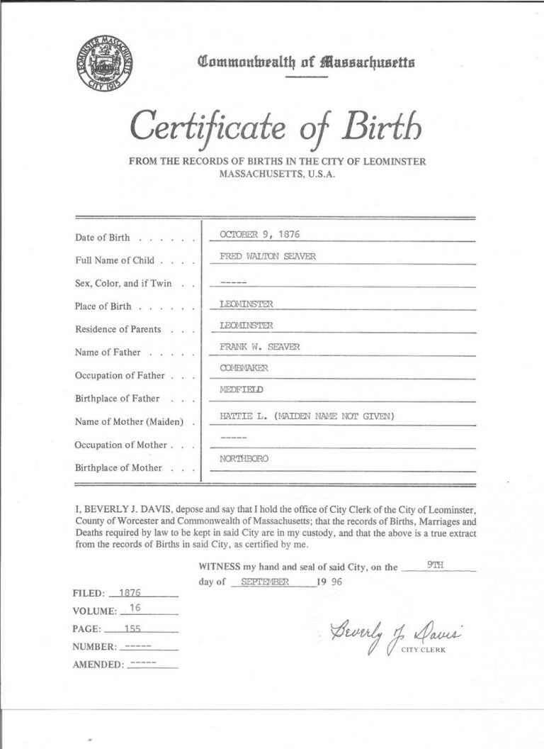 Blank Birth Certificate Printable Form Mississippi Ms Bd Pdf Inside Birth Certificate Template