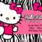 Blank Hello Kitty Birthday Invitations Regarding Hello Kitty Birthday Card Template Free