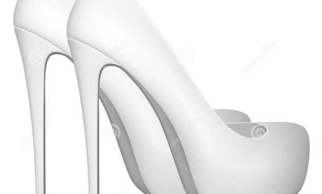 Blank High Heels Shoes Template. Stock Vector - Illustration pertaining to High Heel Shoe Template For Card
