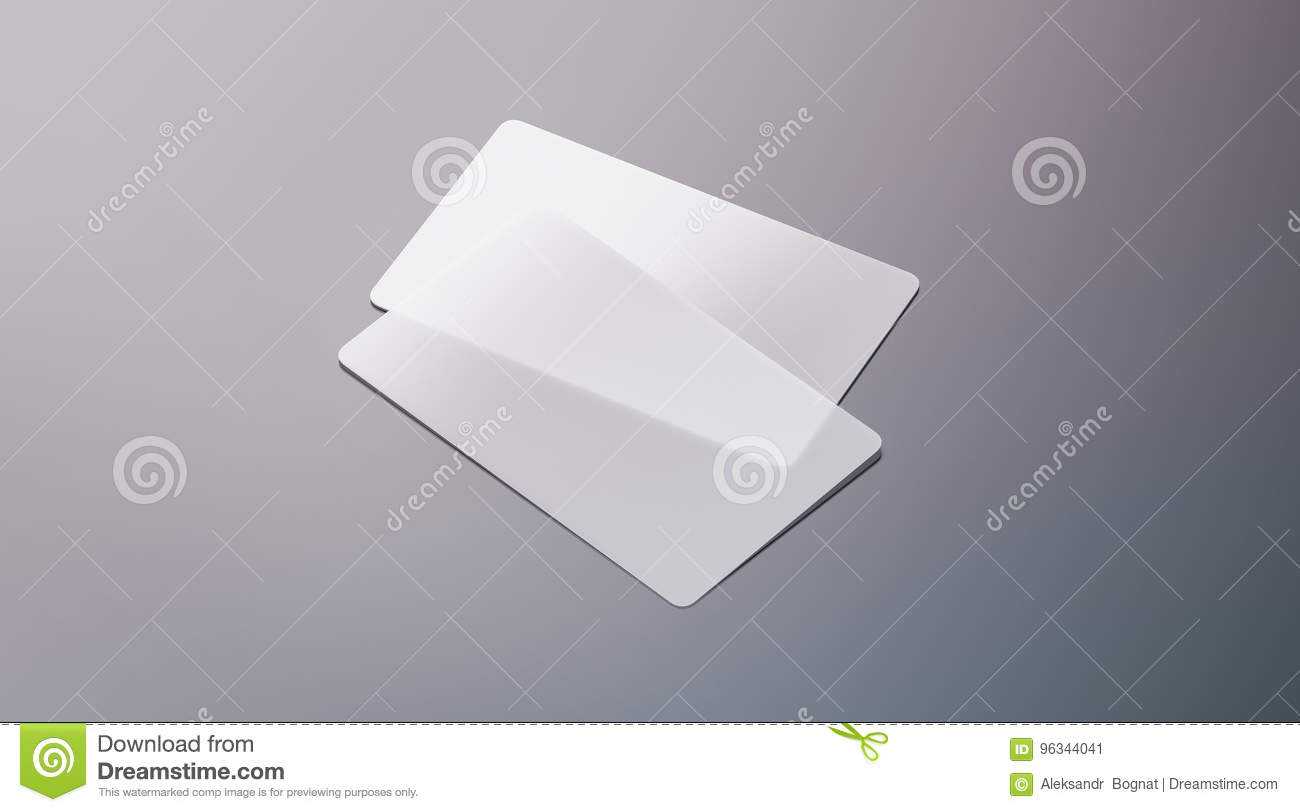 Blank Plastic Transparent Business Cards Mock Up Stock Image Pertaining To Transparent Business Cards Template