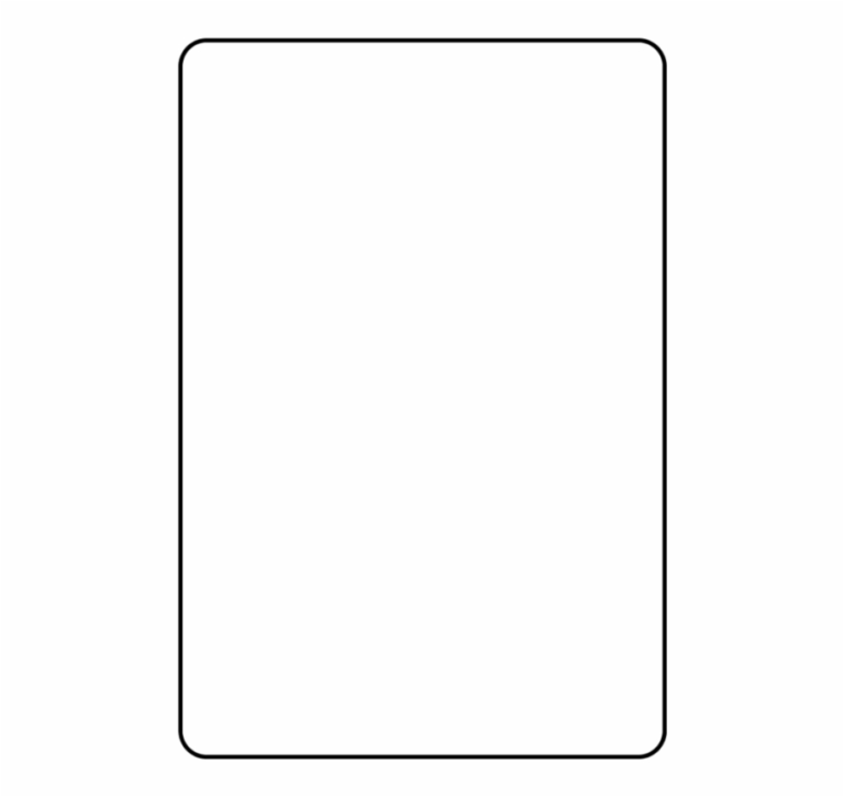 Blank Playing Card Template – Sample.gelorailmu.com