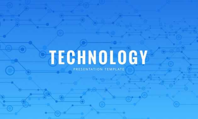 Blue Tech Free Powerpoint Template - Powerpointify with Powerpoint Templates For Technology Presentations
