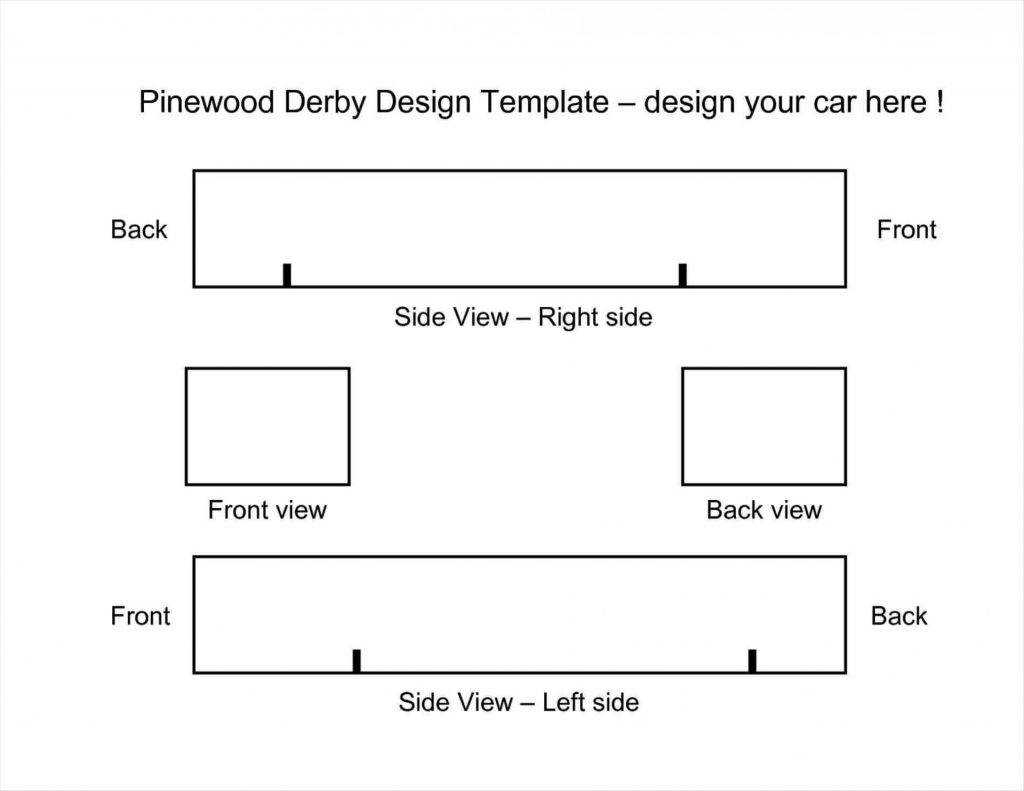 Boy Scout Pinewood Derby Car Design Templates – Templates Inside Pinewood Derby Certificate Template