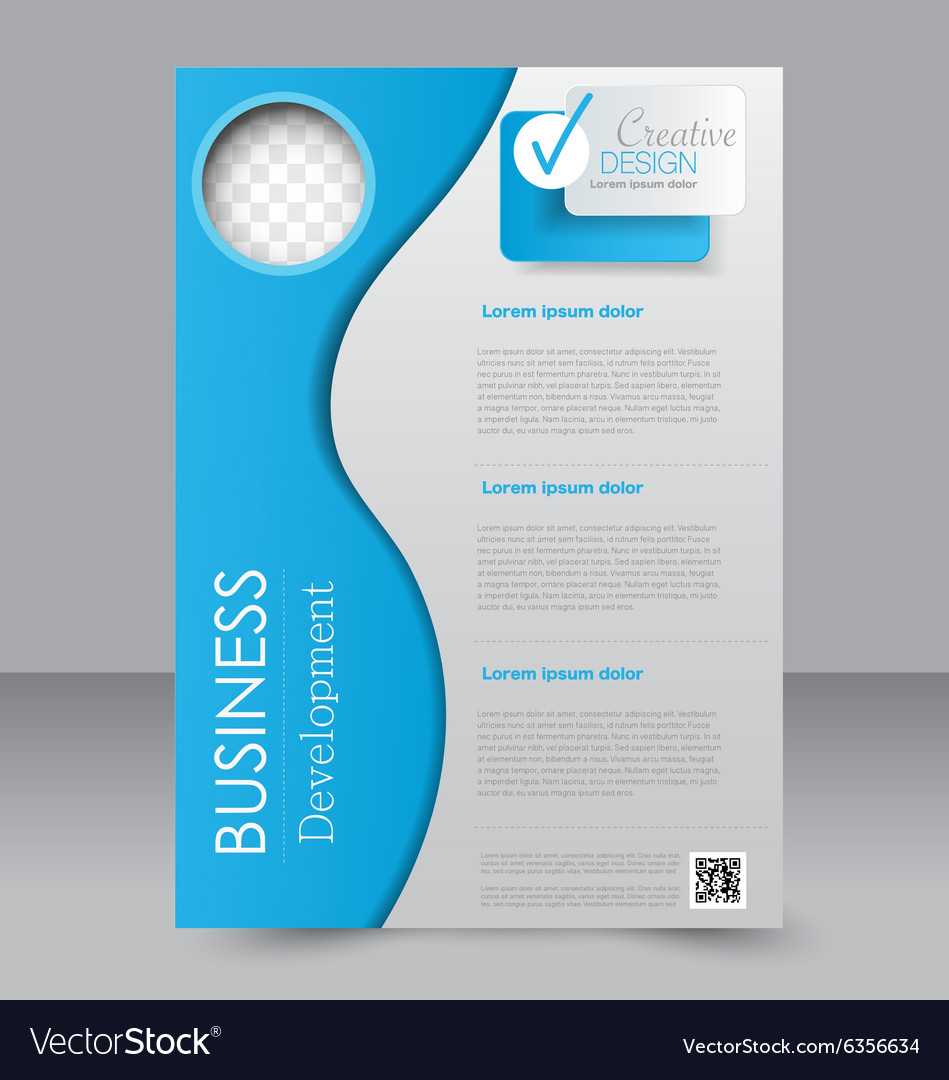 Brochure Template Business Flyer Editable A4 Inside Brochure Templates Adobe Illustrator