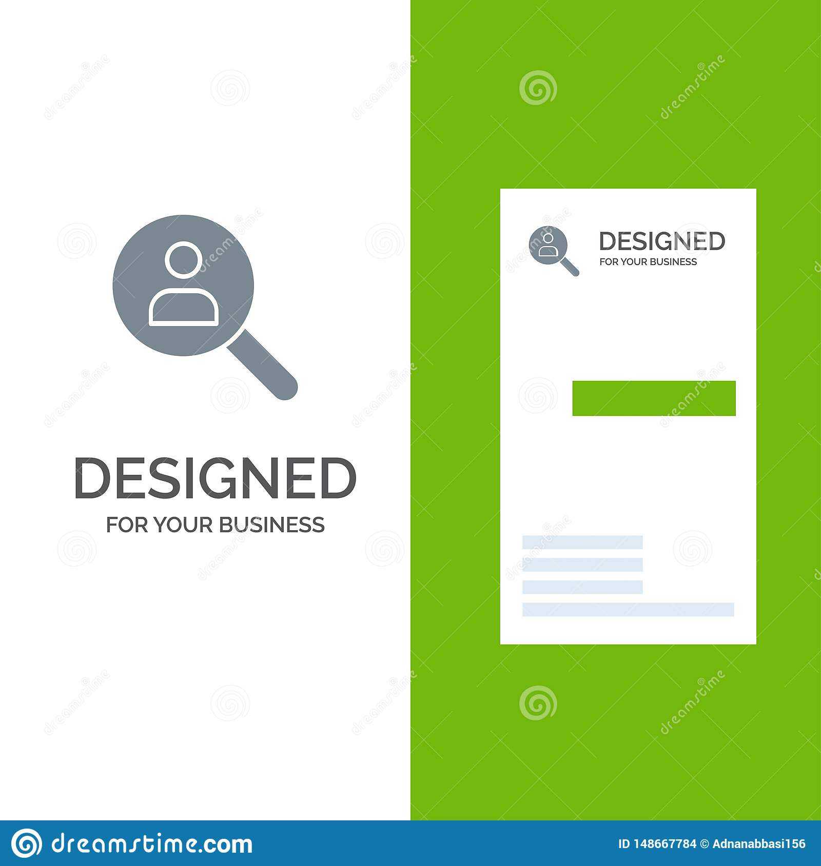 Browse, Find, Networking, People, Search Grey Logo Design Pertaining To Networking Card Template