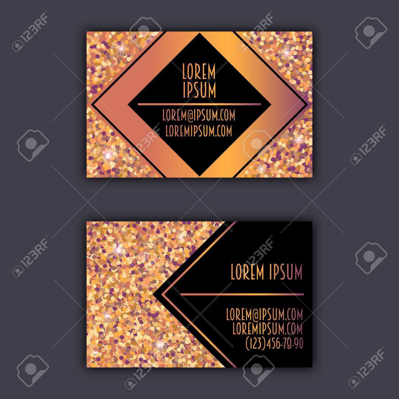 Business Card Templates With Glitter Shining Background. In Christian Business Cards Templates Free