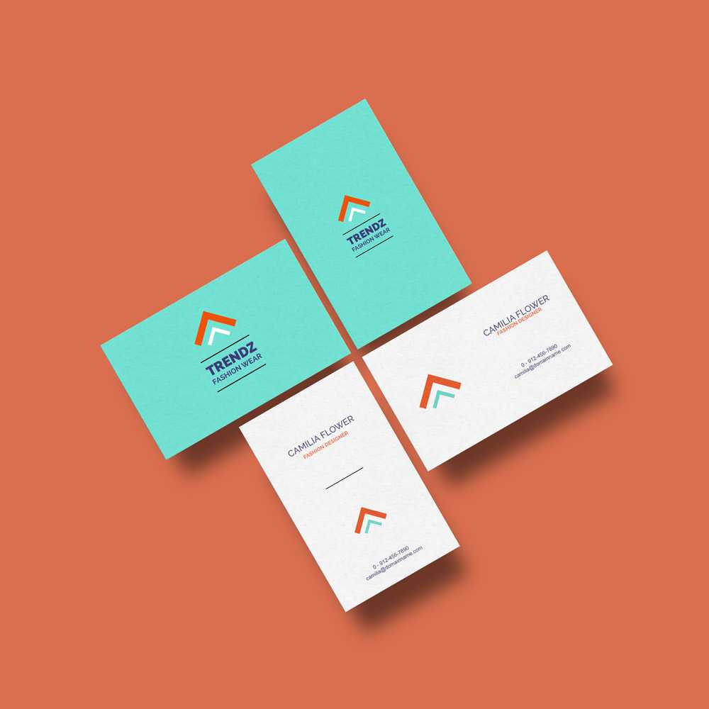 Business Cards Mockup Free Template Pertaining To Business Card Template Powerpoint Free