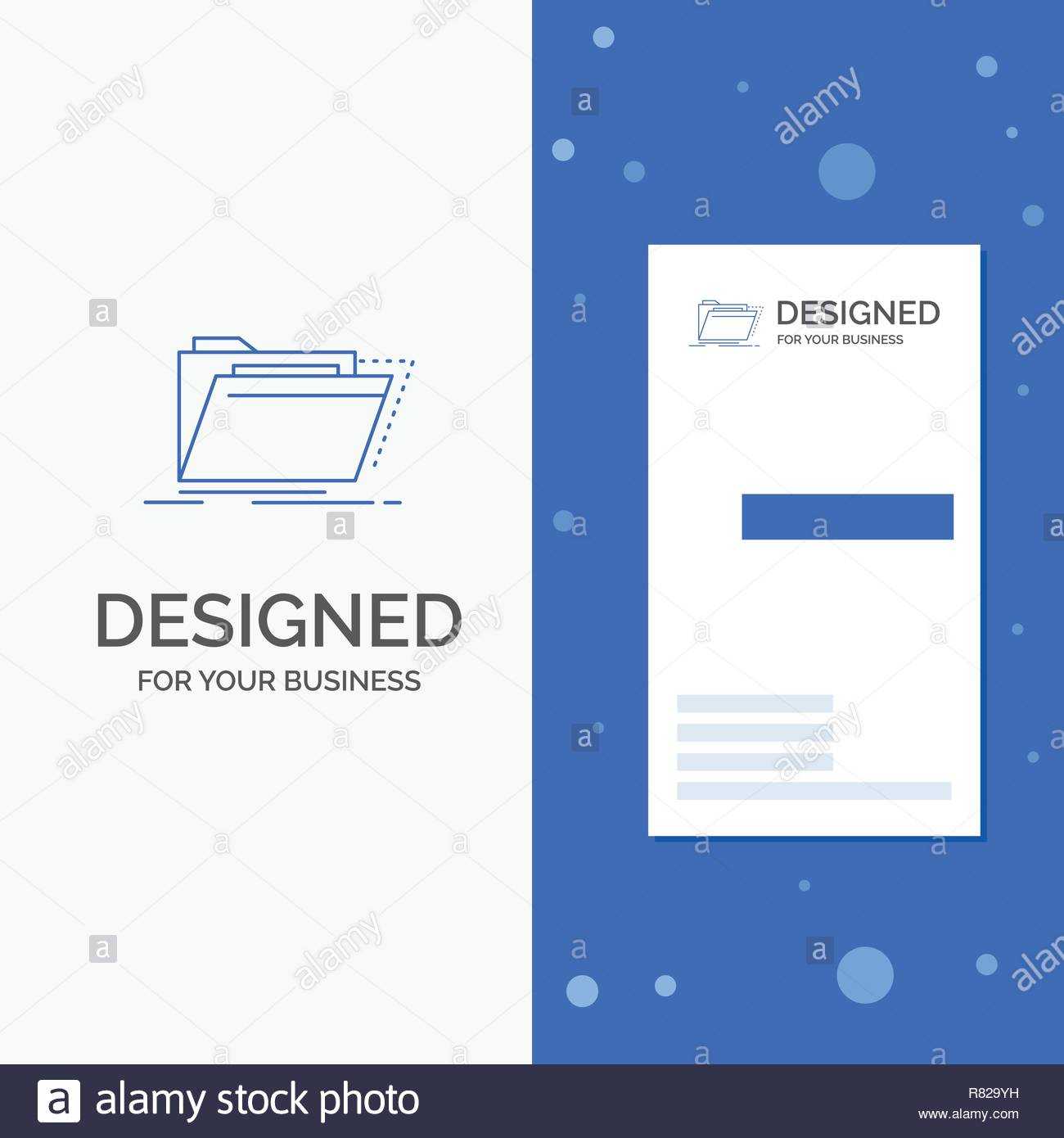 Business Logo For Archive, Catalog, Directory, Files, Folder Inside Library Catalog Card Template