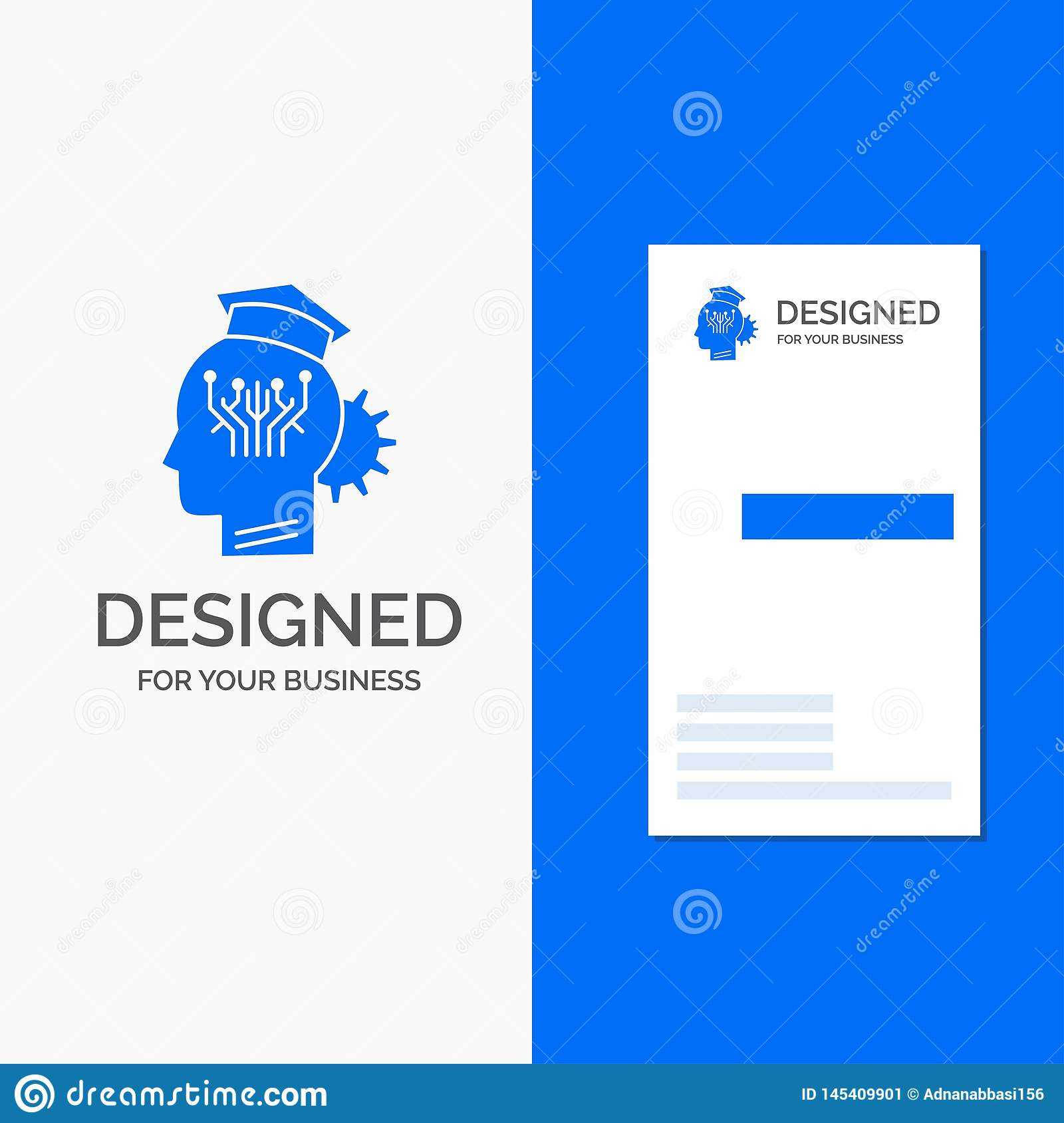 Business Logo For Knowledge, Management, Sharing, Smart With Regard To Decision Card Template