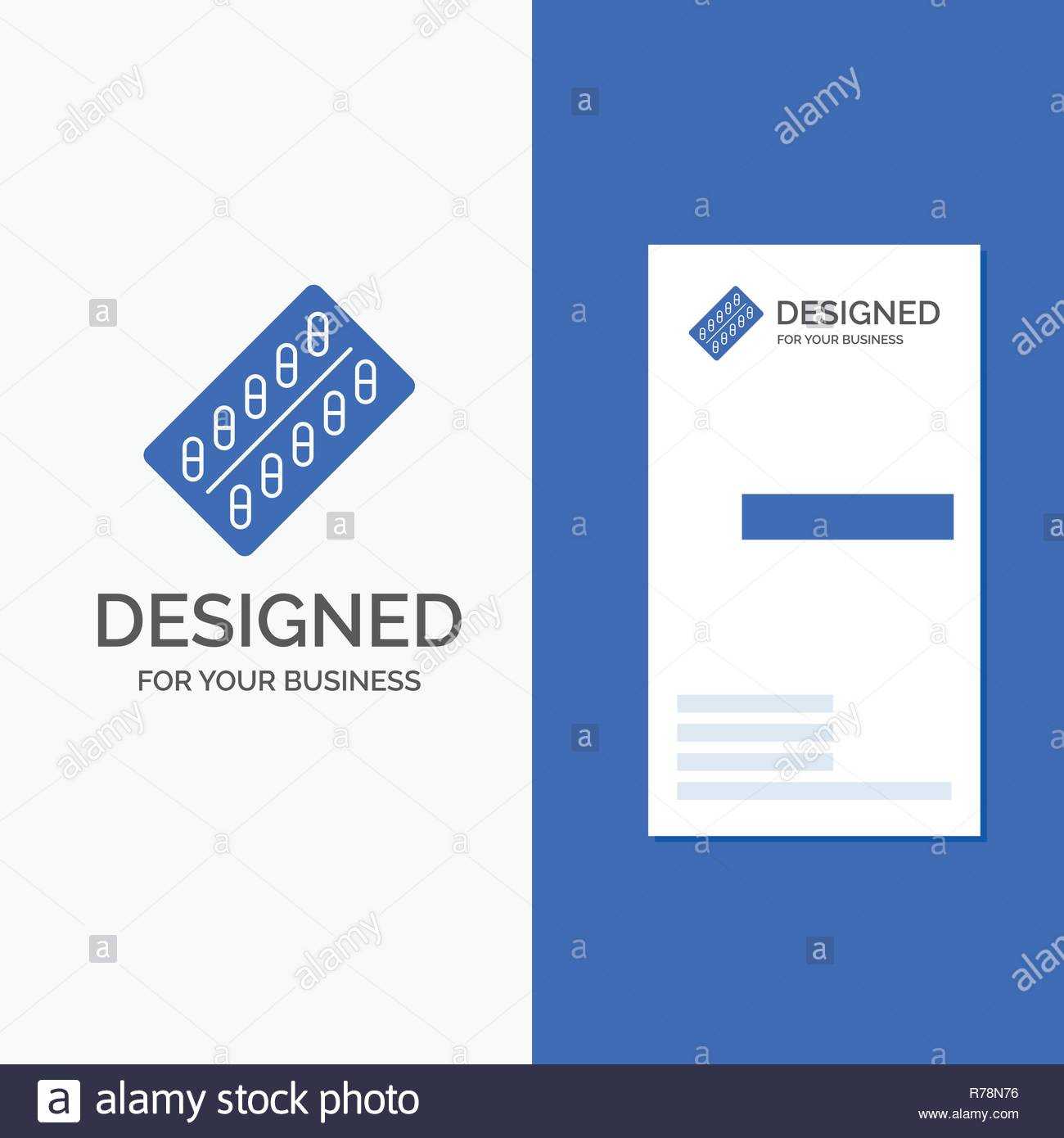 Business Logo For Medicine, Pill, Drugs, Tablet, Packet Pertaining To Medication Card Template
