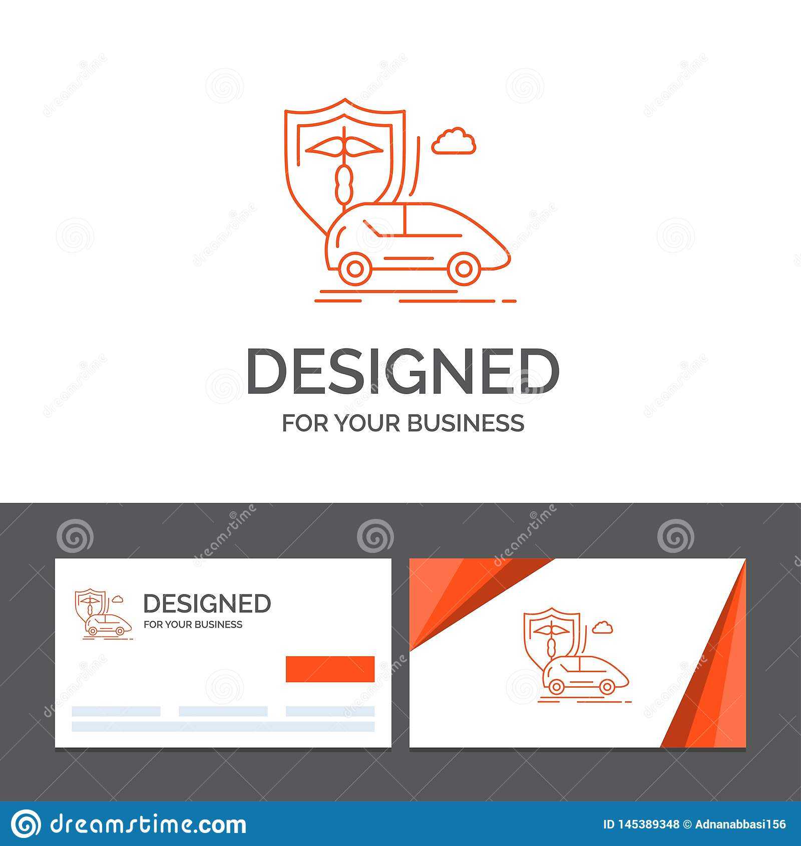 Business Logo Template For Car, Hand, Insurance, Transport Inside Auto Insurance Id Card Template