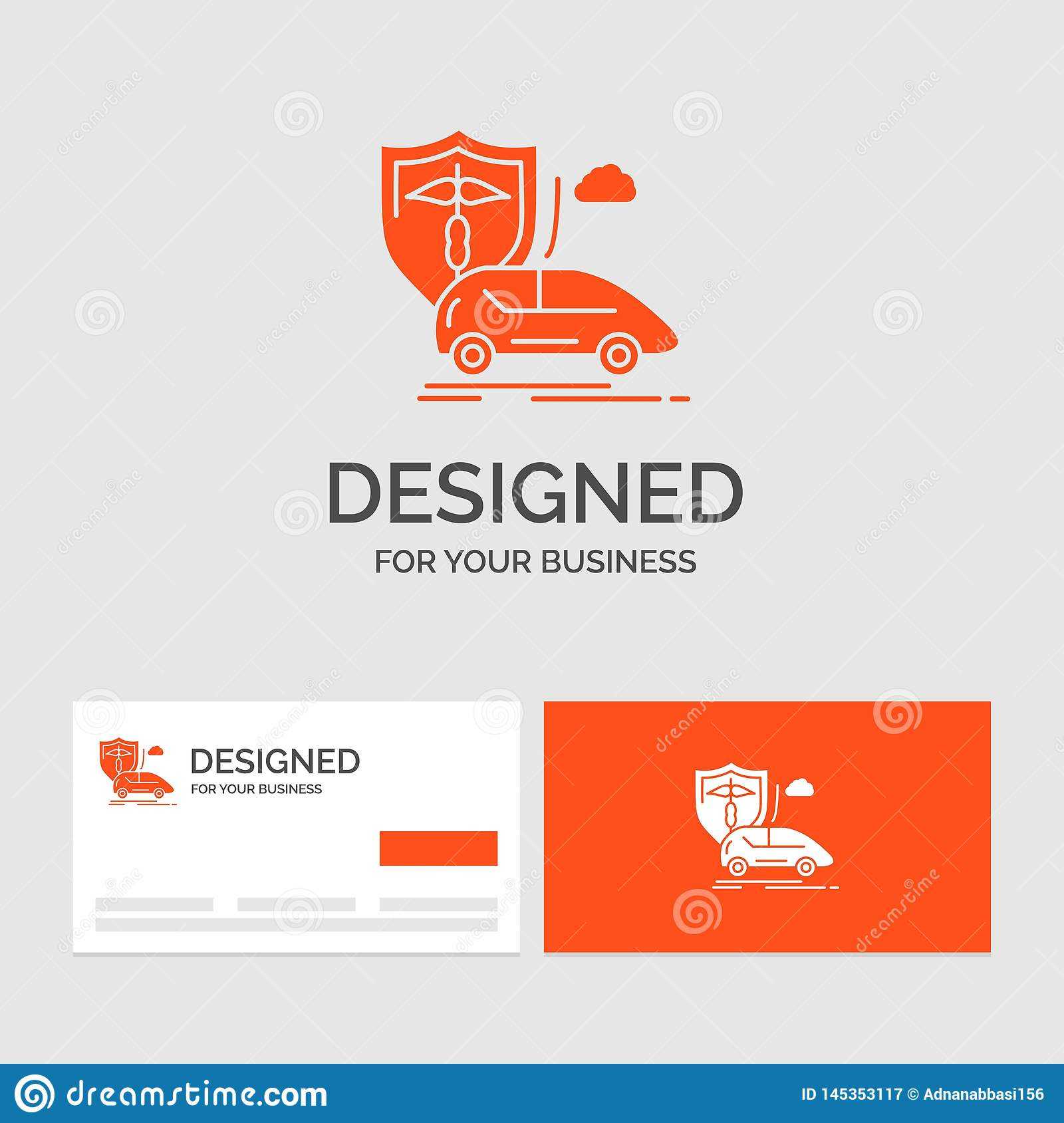 Business Logo Template For Car, Hand, Insurance, Transport Pertaining To Auto Insurance Id Card Template