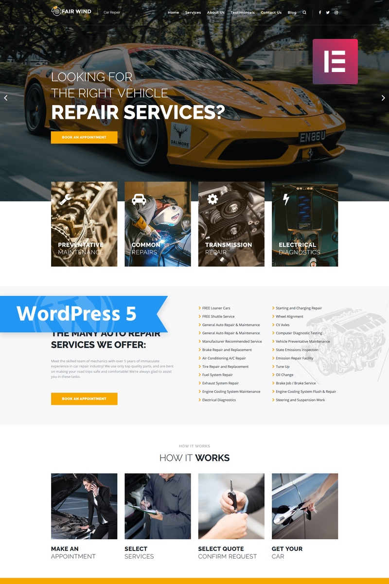 Car Repair Templates | Templatemonster Intended For Automotive Gift Certificate Template