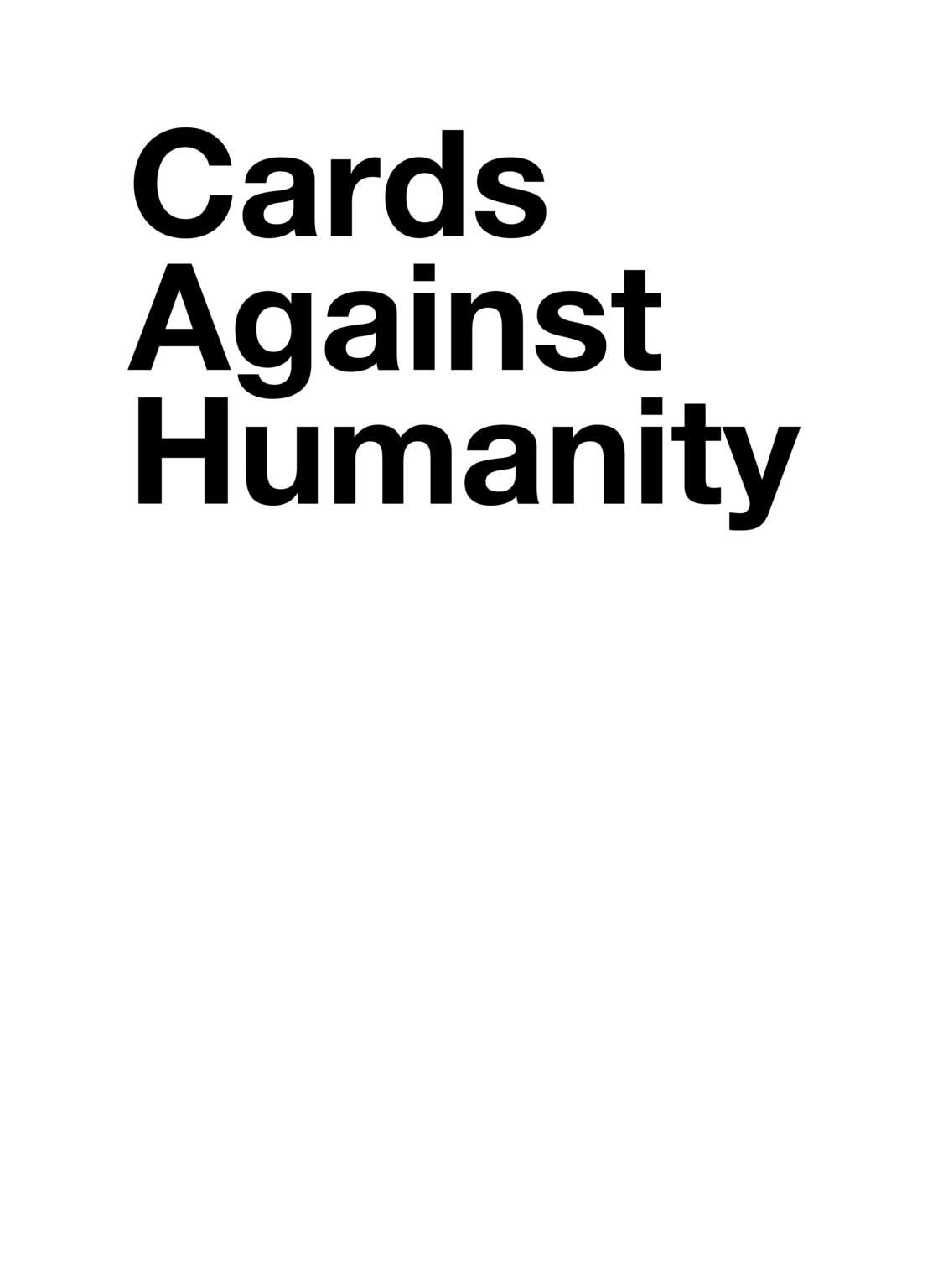 Cards Against Humanity – Card Generator Pertaining To Cards Against