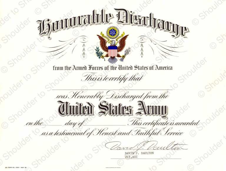 Certificate Of Achievement Army Form With Army Certificate Of ...