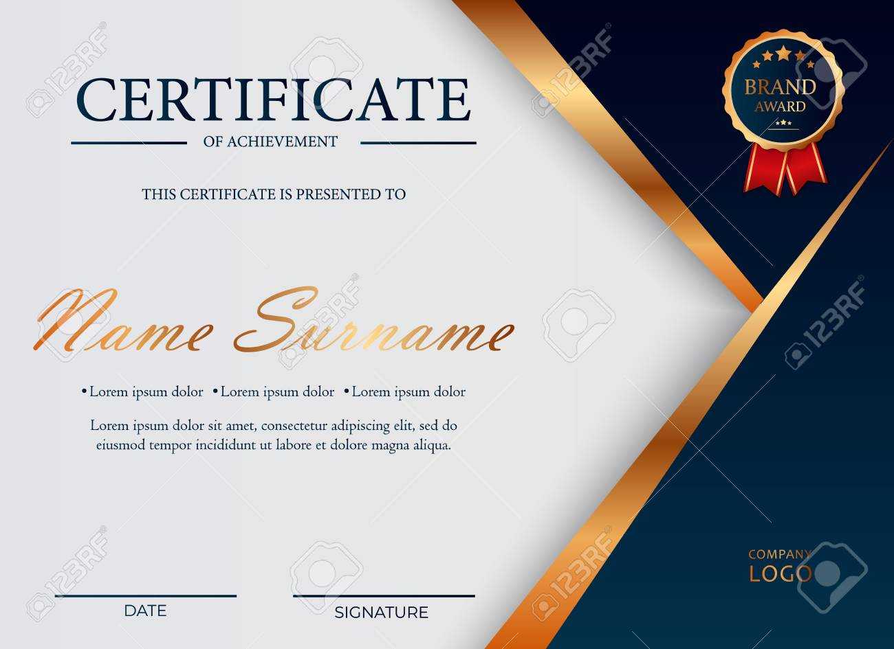 Certificate Of Appreciation, Award Diploma Design Template. Certificate.. Within Award Certificate Design Template