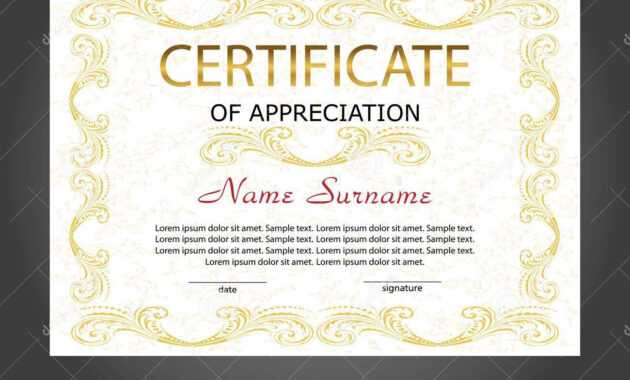 Certificate Of Appreciation, Diploma Template. Reward. Award pertaining to Winner Certificate Template