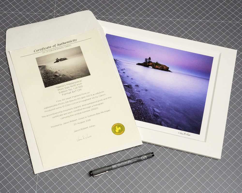 Certificate Of Authenticity — Jason Robert Jones With Photography Certificate Of Authenticity Template