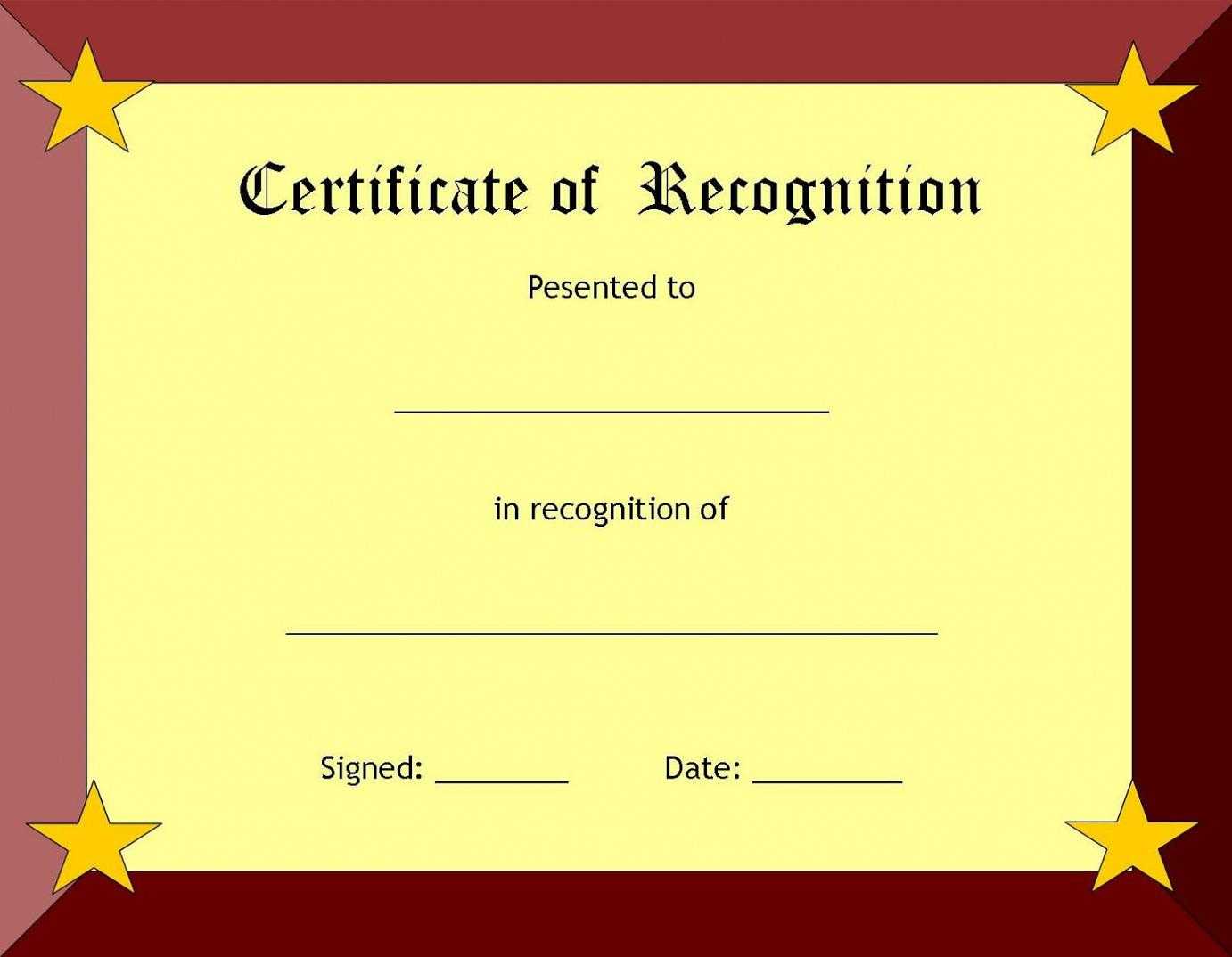 certificate-of-recognition-template-certificate-templates-throughout