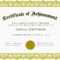 Certificate Pdf Template – Colona.rsd7 Within Graduation Certificate Template Word