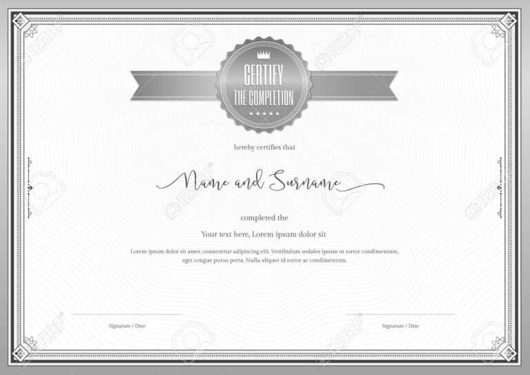 Commemorative Certificate Template